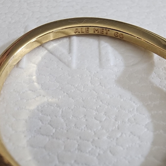 Pandora Polished Wishbone Ring 14k gold plating Sise 60 US 9 - Picture 6 of 7